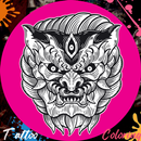 Tattoo Lion Beast Coloring APK