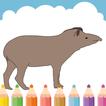 Tapir Coloring Book