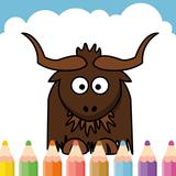 Yak Coloring Book icon