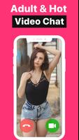 Flirt video call nearby-Hoty الملصق