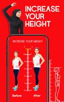 Increase height home workout tips Diet plans 2020-poster