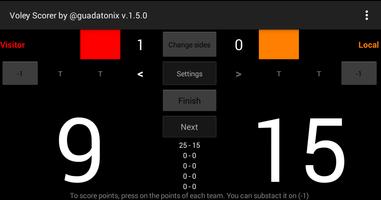 Voley Marcador syot layar 1