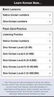 Learn Korean Numbers, Fast! imagem de tela 1