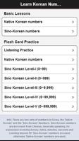 Learn Korean Numbers, Fast! captura de pantalla 1