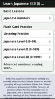 Japanese Numbers & Counting ảnh chụp màn hình 1