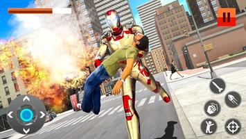Iron Super Hero Vs. City Gangs تصوير الشاشة 3