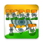 INDIAN FLAG LETTER-icoon