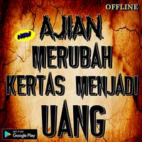 Ajian Merubah Kertas Menjadi Uang الملصق