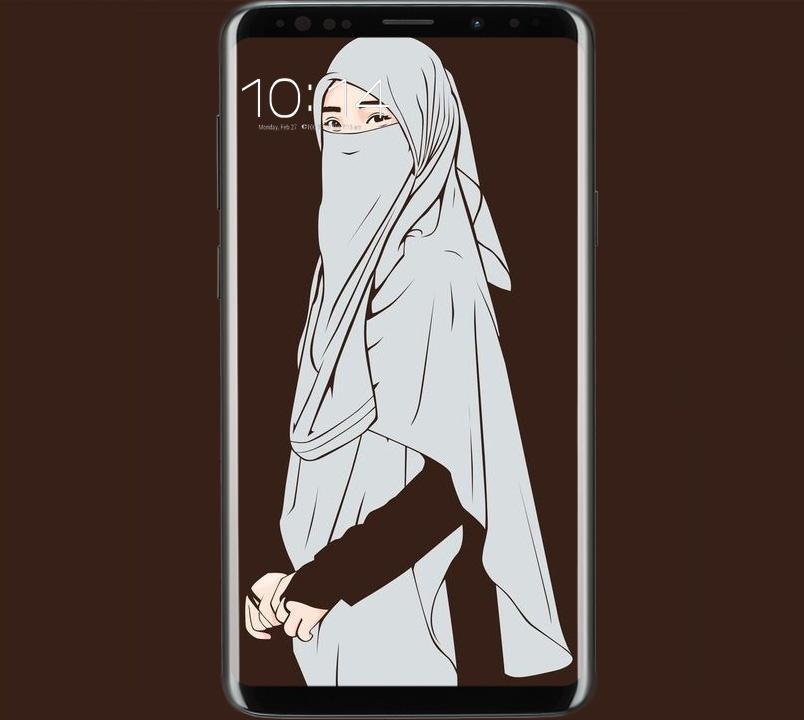 Teen Muslimah Cartoon Wallpaper APK für Android herunterladen