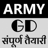 Army Bharti GD Exam Book App icône