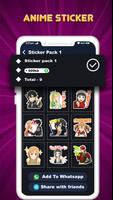 Anime Stickers For WhatsApp : 1000+ Anime Stickers capture d'écran 2