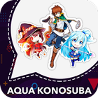 Aqua Konosuba WAStickers icône