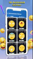 Emojis Stickers For WhatsApp With 3D Animation Affiche