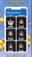 Emojis Stickers For WhatsApp With 3D Animation capture d'écran 3