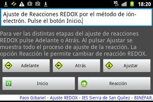 Ajuste RedOx Ion - electrón poster