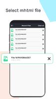 MHT/MHTML viewer & pdf convert screenshot 2