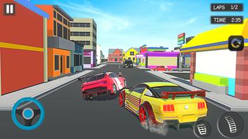 Mini Race Car Driving Game постер