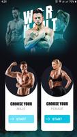 Home Workout, Fitness poster