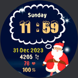 NewYear Watchface AKM Wear OS