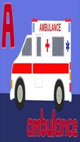 ABC Vehicles Alphabet Song for Kids Offline poster