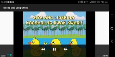 Tatlong Bibe Song Offline capture d'écran 2