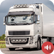 LKW Hupe ertönt Zeichen