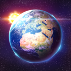 Globo 3d - Mapa del Mundo icono