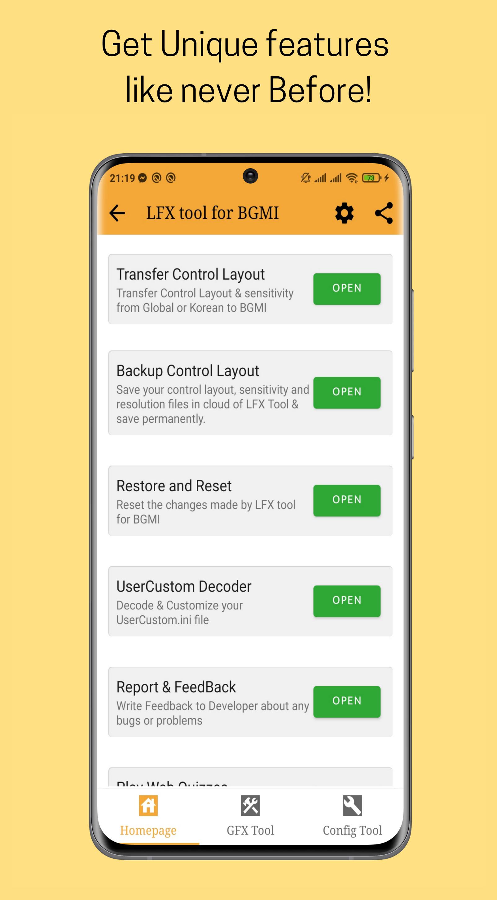 LFX Tool for Bgmi- GFX Tool, IPAD View, No Recoil para Android - APK Baixar