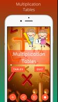 Multiplication Tables & Quiz الملصق