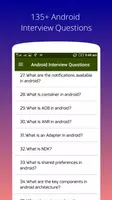 Interview Questions Android الملصق