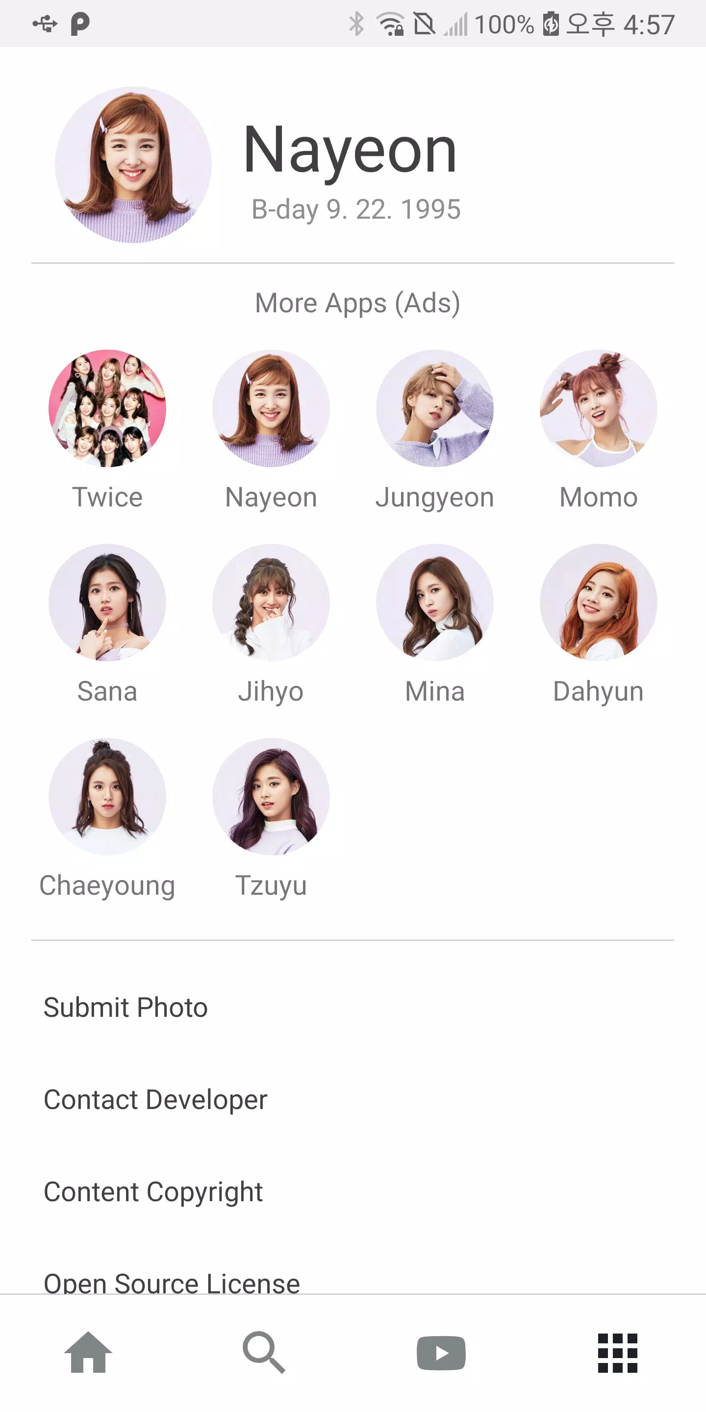 Android 用の Fanbase Twice ナヨン 写真 背景画面 映像アルバム Apk をダウンロード