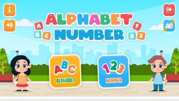 Alphabet & Number Affiche
