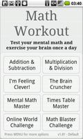 Math Workout 포스터