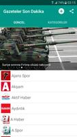 Gazeteler, Son Dakika Haberler gönderen