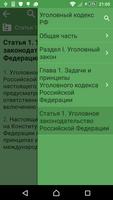 Уголовный кодекс РФ ảnh chụp màn hình 2