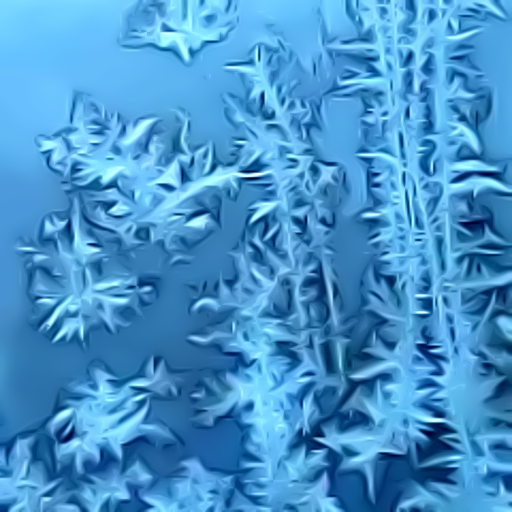 Frost auf Glas