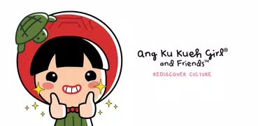 Ang Ku Kueh Girl WA Stickers