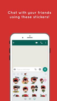 Ang Ku Kueh Girl Stickers for WhatsApp 红龟粿女孩 截图 3