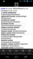 Hungarian-German Dictionary L imagem de tela 1