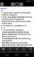 Hungarian-English Dictionary L capture d'écran 1