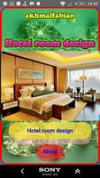Hotel room design plakat