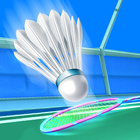 Badminton super league 3D icon