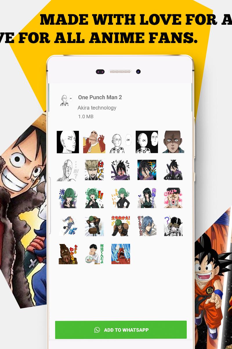 30 Trend Download Stiker  Wa  One Punch Man Terlengkap 