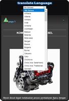 Basis dieselmotor-poster