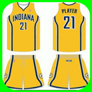 Basketbal jersey ontwerp-APK