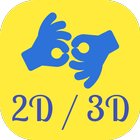 2D/3D Live ไอคอน