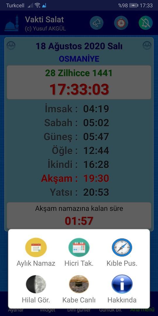 Aydin Namaz Vakitleri Ve Imsakiye Verileri Aydinda Com