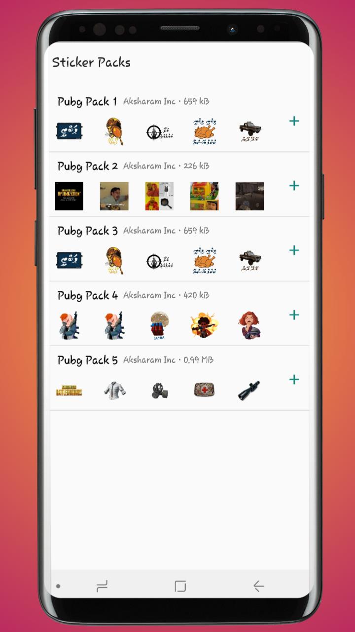 Stickers For Pubg Sticker Pack For Whatsapp For Android Apk
