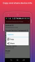 Device ID Finder for Android تصوير الشاشة 1