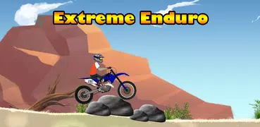 Enduro extreme motocross stunt